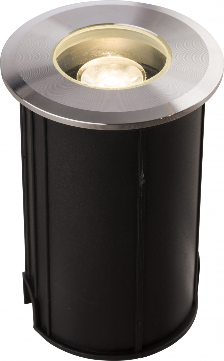 Nowodvorski Lighting Ottawa lampa najazdowa 1x1W LED czarna/srebrna 9105