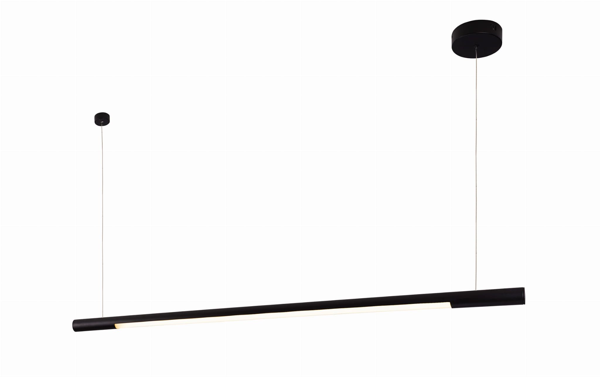 MaxLight Organic Horizon lampa wisząca 1x26 W czarna P0358