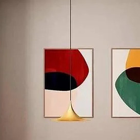 Abruzzo Oslo lampa wisząca 1x20 W złota ABR-OSLO-G