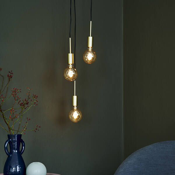 Nordlux Paco lampa wisząca 3x40 W mosiądz 2112063035 - Wysyłka w 24h