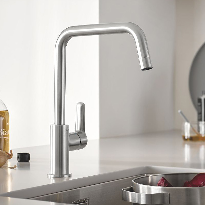 Grohe Start bateria kuchenna stojąca QuickFix stal nierdzewna 30470DC0 - Wysyłka w 24h