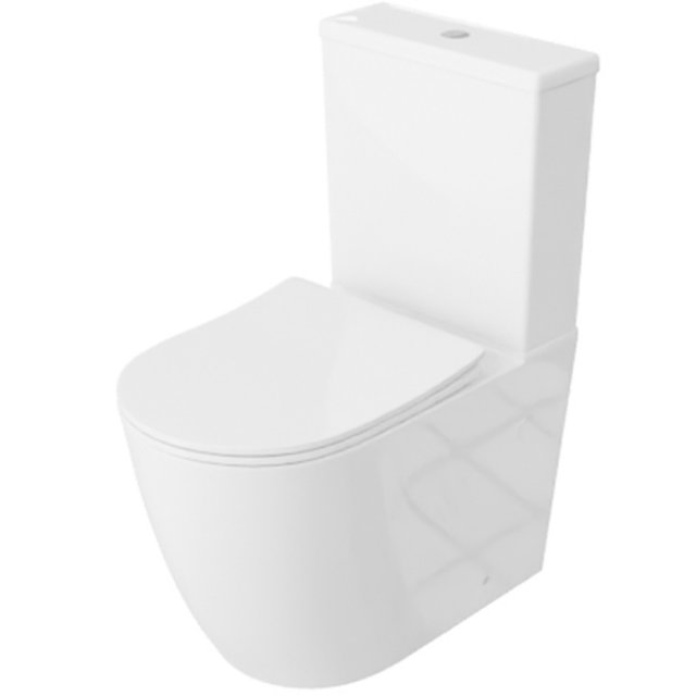 LAVITA Kompakt WC LARSA 3.0 bezkołnierzowy wirowy z deską duroplastow