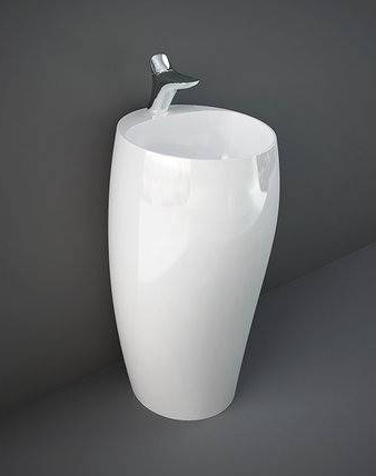 Darmowa Dostawa - Umywalka 49.5x47 cm wolnostojąca biała Rak Ceramics Cloud CLOFS5001AWHA