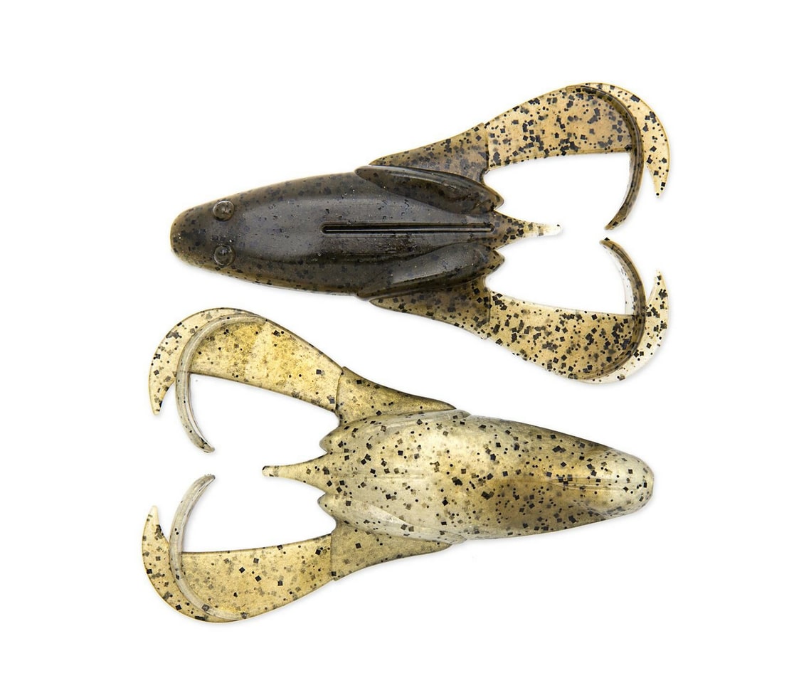 Keitech Guma Noisy Flapper Żaba 3,5" 9cm Green Pumpkin Frog 465