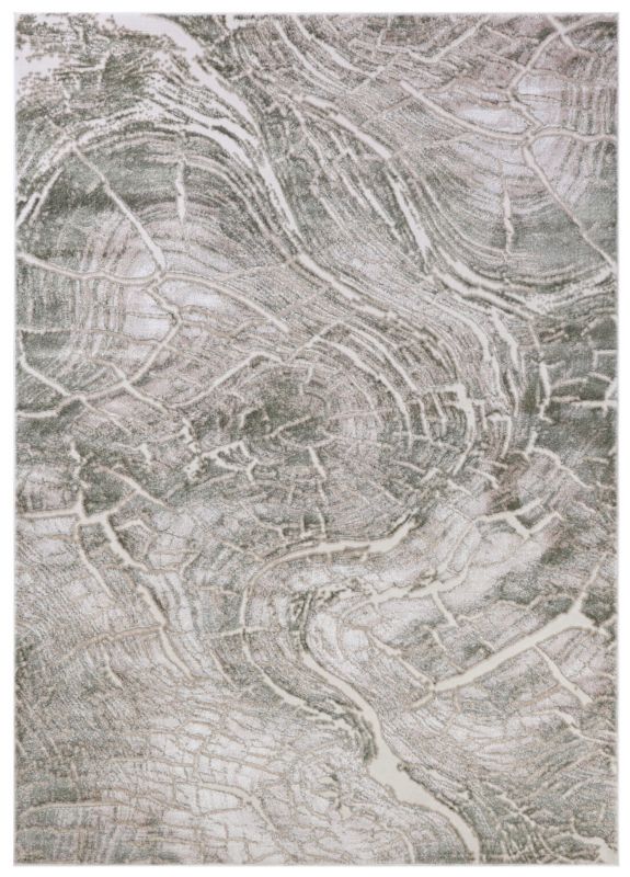 Dywan Wewnętrzny Teramo Verde Prostokątny Mazovia 80x150cm Beżowy Motyw Abstrakcyjny 1 szt.