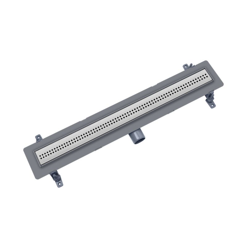 Odpływ liniowy ABS Vogi ruszt kwadraty Cube pod płytkę 60 cm szary 1 szt.