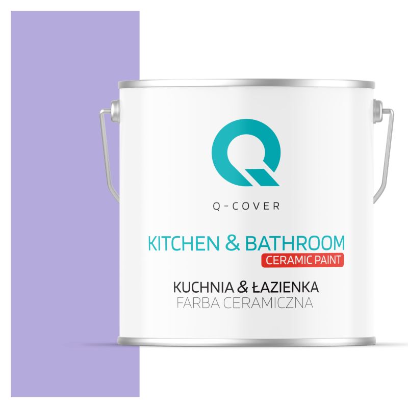 Farba Ceramiczna Kuchnia & Łazienka Q-Cover Wrzosowy H2743 Głęboki Mat 5L