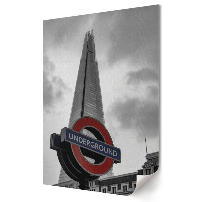 Plakat Wallfluent Format A2 Metro w Londynie Artysta Kateko 1 szt.