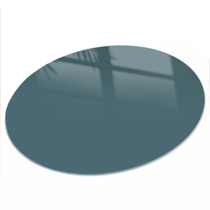 Blat Stołowy ArtPrintCave fi70 cm Zgaszony turkus - Blat ze Szkła Hartowanego 1 szt.