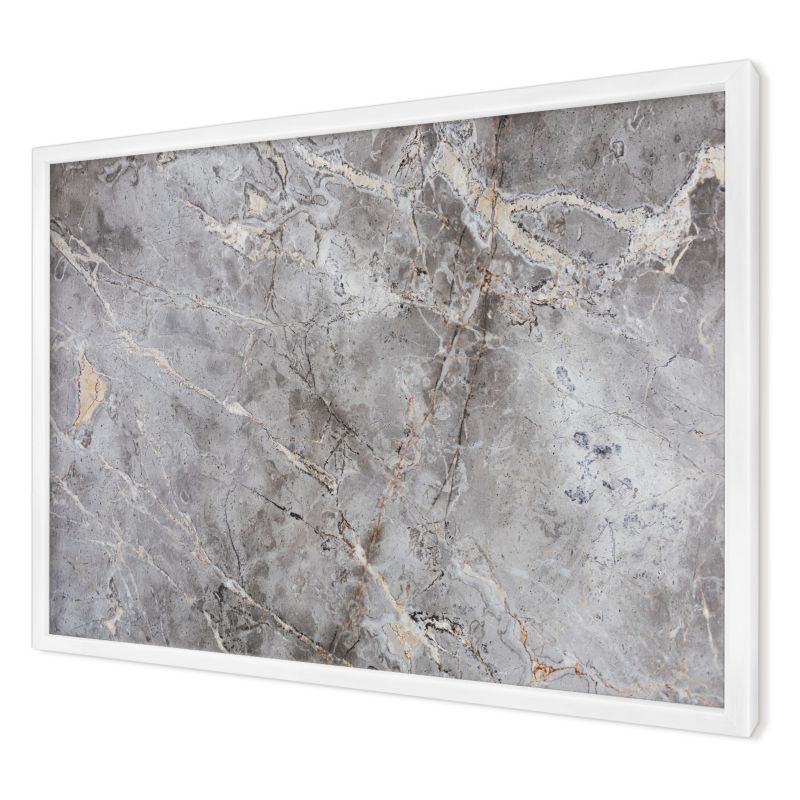 Tablica magnetyczna ozdobna Wallfluent 60x40 Marmur wzorzysty w białej ramie 1szt