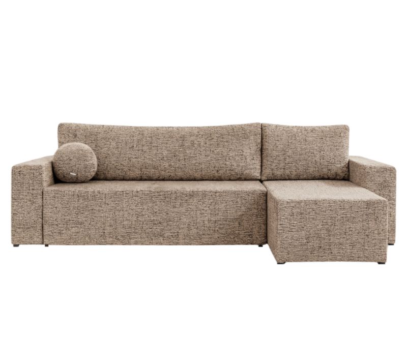 Narożnik SOFELLO BELLA boucle z funkcją spania + poduszka kula bella10 1szt.