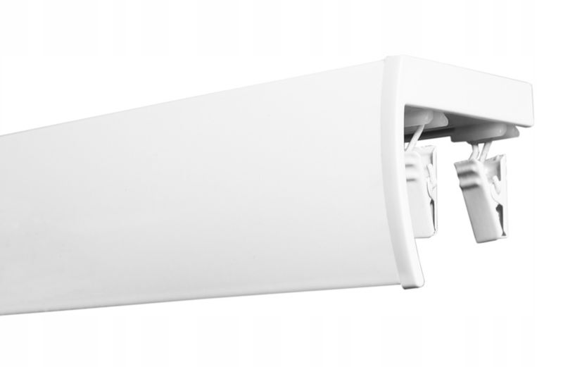 Karnisz Sufitowy Aluminiowy Podwójny z Maskownicą DUO PanczoDecor 280 cm 1 szt.