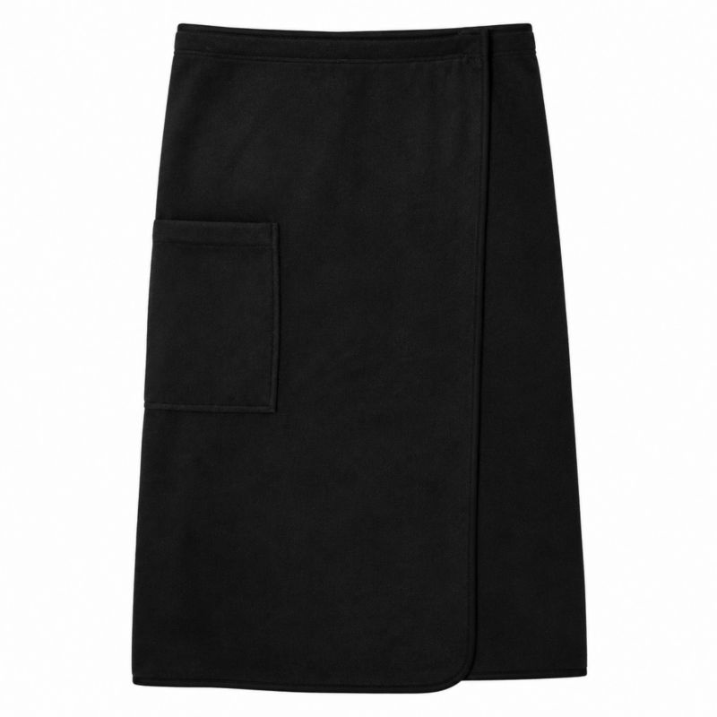 Ręcznik męski do sauny kilt z mikrofibry Spod Igły i Nitki L/XL 65x160 cm czarny 1 szt.