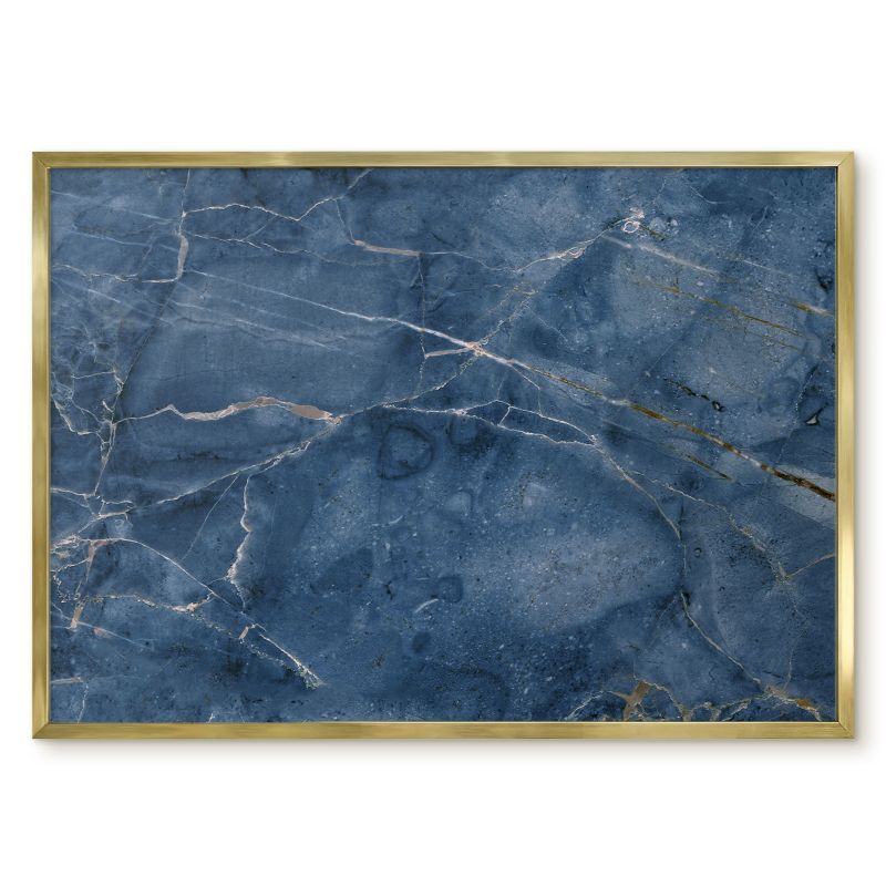 Tablica Magnetyczna Dekoracyjna Tulup 70x50 cm Marmurowa elegancja 1 - Złota rama Do salonu, biura 1 szt.