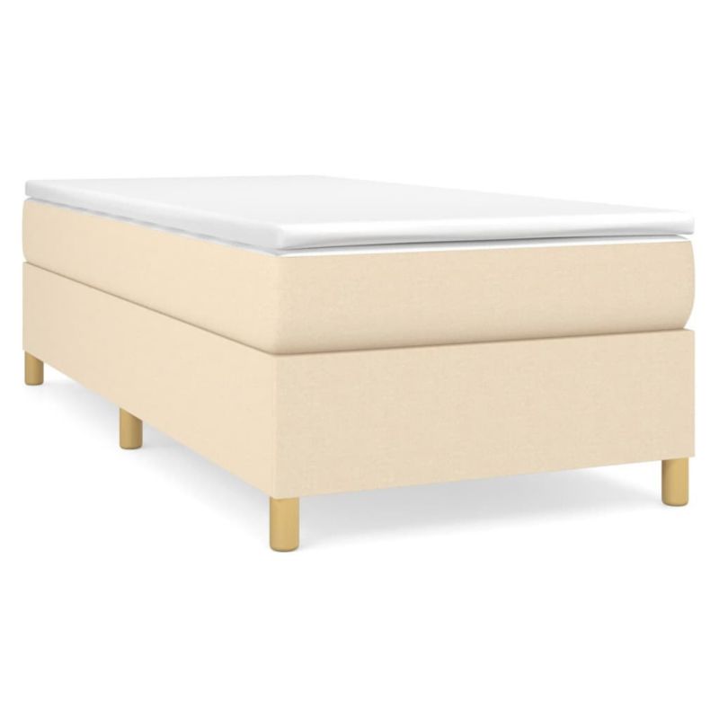 Łóżko tapicerowane WaszeMeble 90x190 cm kremowa WM-3120926 1 szt.