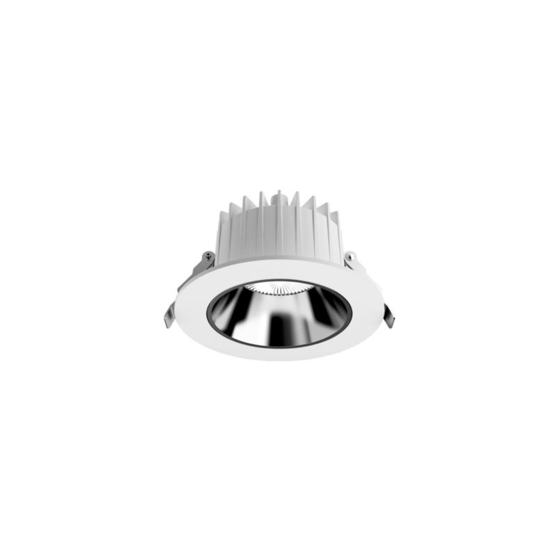 Oprawa wpuszczana Nowodvorski Lighting Kea łazienkowa biała LED 20W 4000K 1150lm IP44 wym: 12,1 x 12,1 cm okrągła - 1 szt.