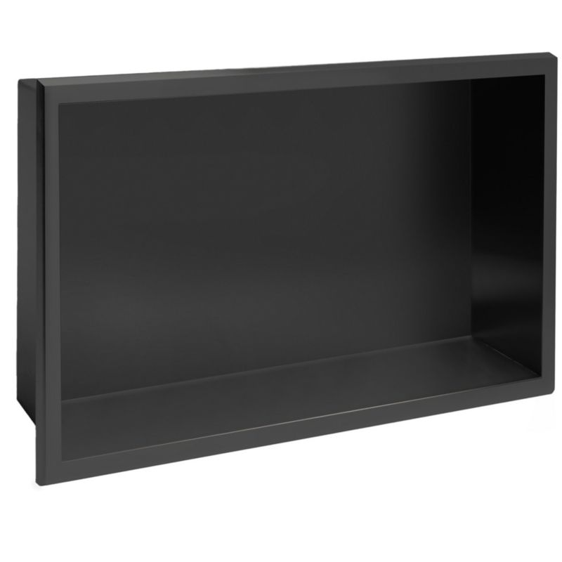 Półka Łazienkowa Wnękowa Rea Czarny 10X45X30CM 1Szt