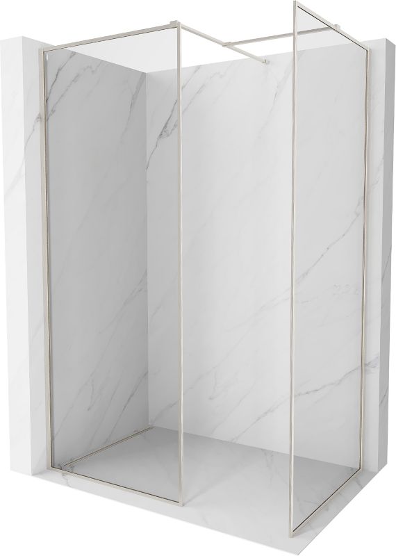 Ścianka prysznicowa walk-in Mexen Kioto-XF nikiel szczotkowany 160x90 cm 800-160-202-04-97-090-XF 1 szt.