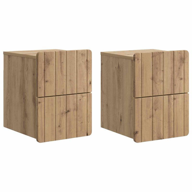 Szafki nocne wiszące WaszeMeble dąb artisan WM-898314 2 szt.