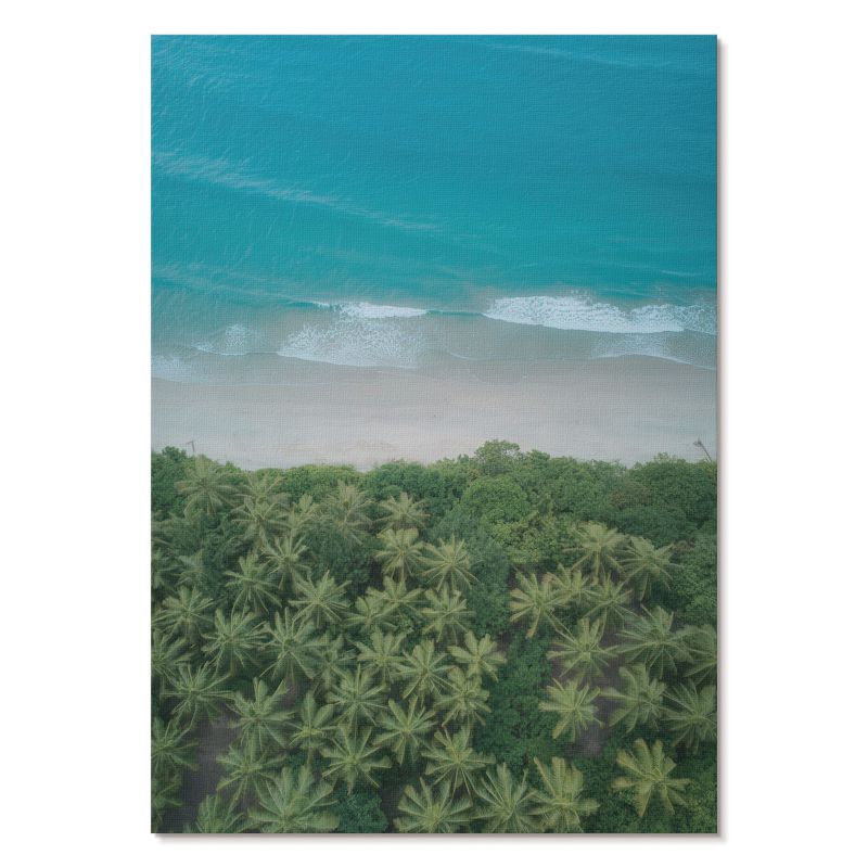 Nowoczesny Plakat na Płótnie Tulup 21x29,7 cm (A4) Tropikalna plaża Do sypialni, salonu, biura 1 szt.
