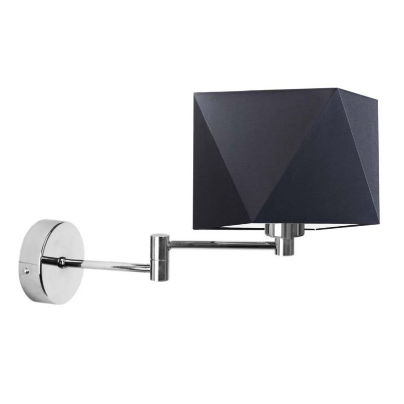 Kinkiet Volta Light Factory Burne Chrom/Czarny Abażur 1xE27 1szt.