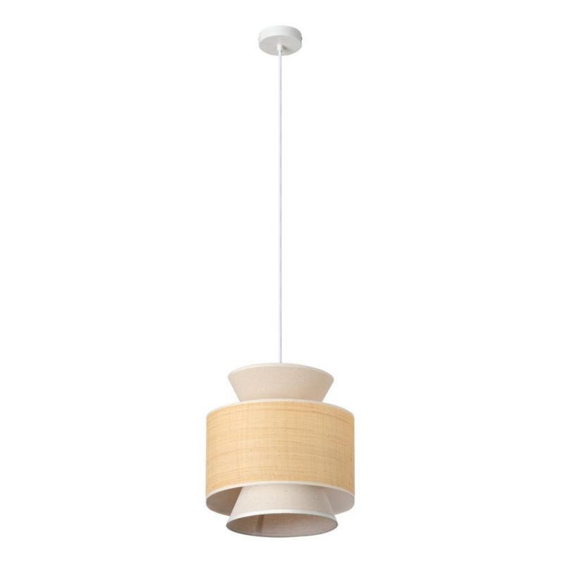 Lampa Sufitowa Osram Raffia Decor Wrap Wisząca Dekoracyjna Zwis E27 Raffia Beżowa 1 szt.