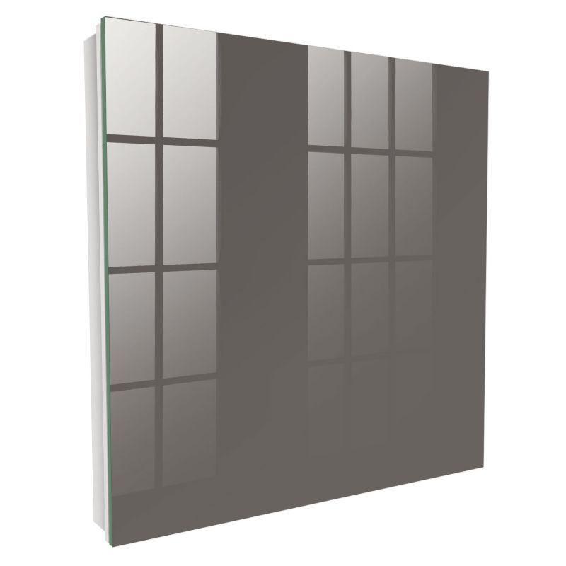 Metalowa Skrzynka Na Klucze Tulup 30x30 cm Ciemny szary - Biała - Otwierana na prawo 1 szt.