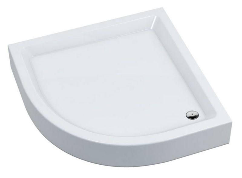 Brodzik akrylowy Schedpol Eko 2.0 półokrągły 80 cm 3.322 1 szt.