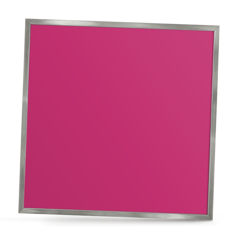 Ozdobna tablica na magnesy ArtPrintCave 50x50 Intensywny róż w srebrnej ramie 1szt