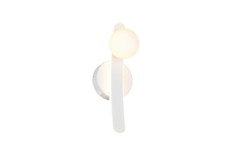 Kinkiet z włącznikiem Trio NAPOLI biały LED 11W 2300/3000/4000K 1200lm IP20 wym:145x15x37,5cm - 1 szt.