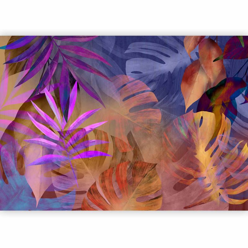 Fototapeta flizelinowa Artgeist 170 g/m2 wodoodporna Liście wielokolorowa 200x140 (4 części) 10079ac rolka 1 szt