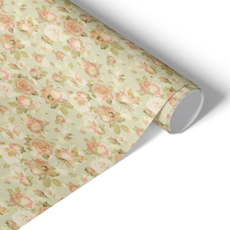 Okleina na Meble Tulup 50x100 cm Kwiatowy wzór Okleina Na Biurko I Regał 1 rol.