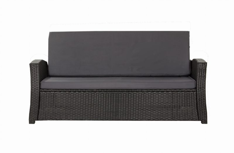 Poduszka ogrodowa na sofę Technorattan, Setgarden,160x60cm +160x50cm Antracyt dwustronne Poduszki na meble ogrodowe-Rattan, 1szt