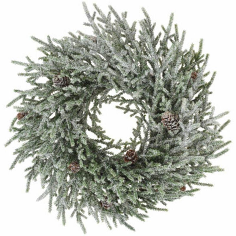 Wianek H&S Decoration świąteczny ośnieżony 43 cm 1 szt.