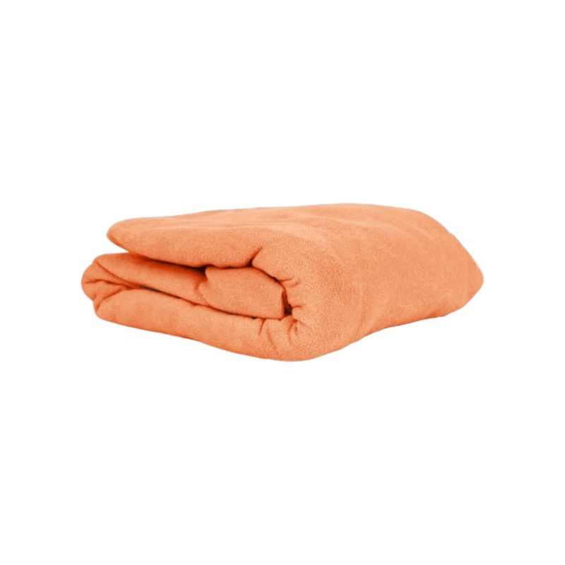 Prześcieradło gumka jersey KAM-POL bawełna premium 200x210 morelowy 1 szt.