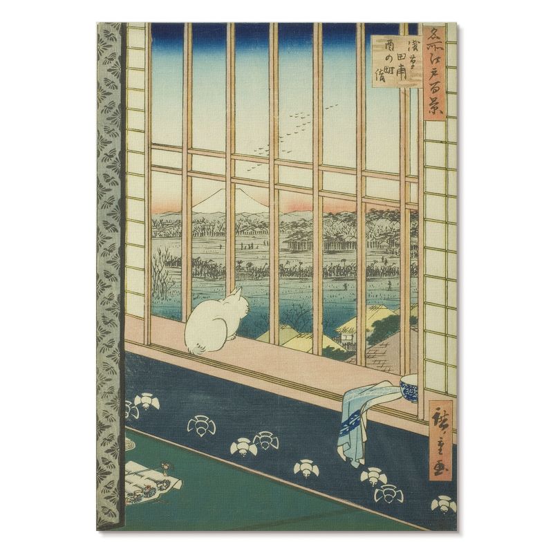 Nowoczesny Plakat na Płótnie Tulup 21x29,7 cm (A4) Pola ryżowe Asakusa Do sypialni, salonu, biura 1 szt.