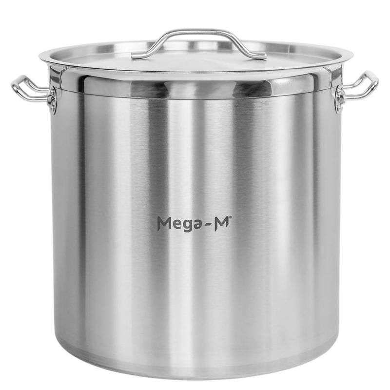 Garnek Mega-M PRO gastronomiczny wysoki stal nierdzewna z pokrywką 50L 1szt.