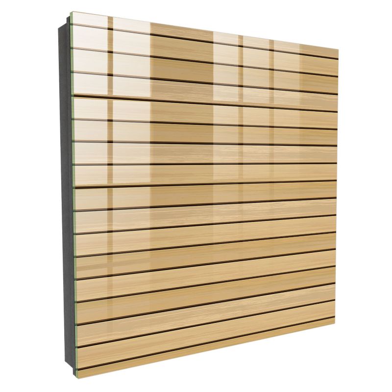 Metalowa Skrzynka Na Klucze Tulup 30x30 cm Beżowe deski - Czarna - Otwierana na lewo 1 szt.