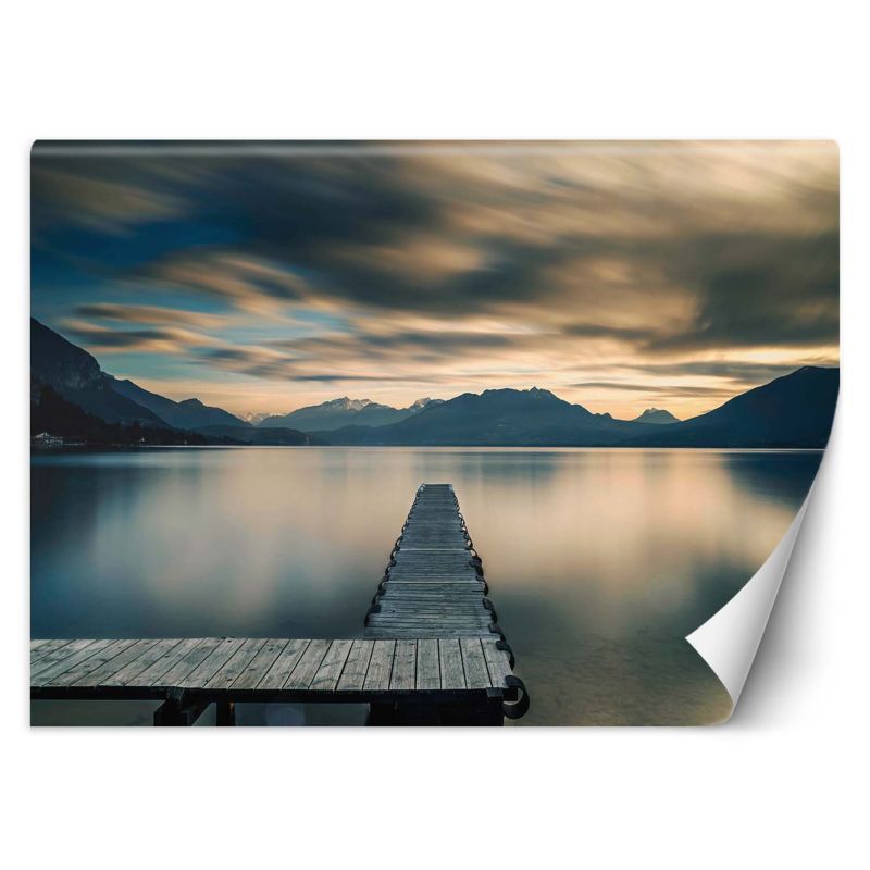 Fototapeta Feeby Drewniany pomost nad jeziorem 100x70 1 szt
