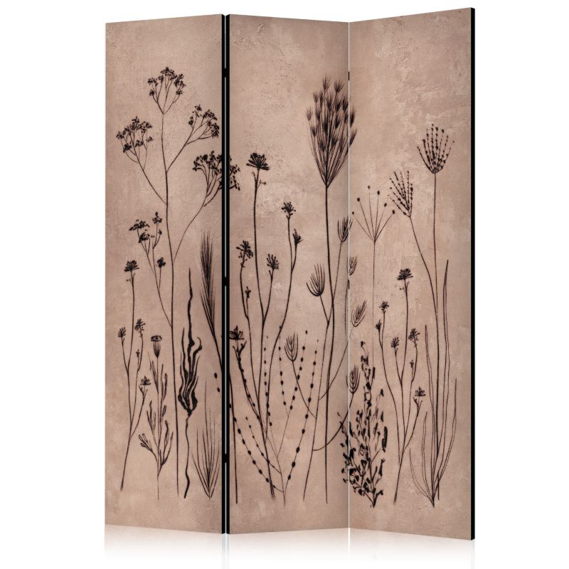 Parawan Muralo Akustyczny Polna Natura Dekoracja Vintage Styl 135x172 cm 1 szt.