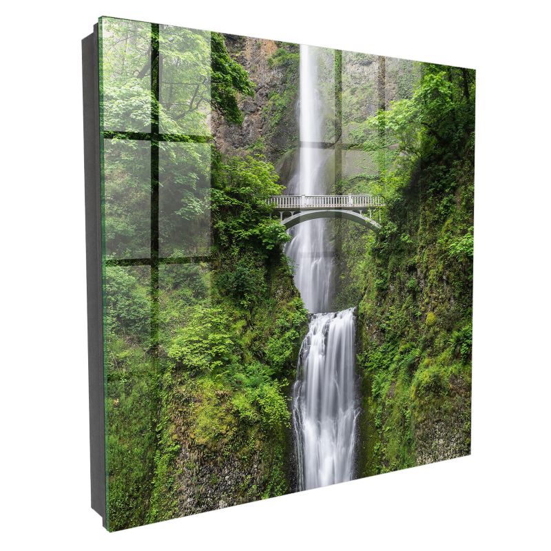 Wieszak Na Klucze Zamykany Tulup 30x30 cm Naturalna harmonia - Czarna - Otwierana na prawo 1 szt.