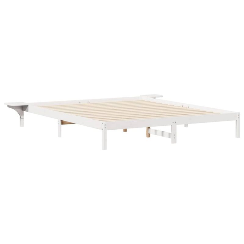 Łóżko Drewniane WaszeMeble 180x220 cm Białe WM-873254 1 szt.