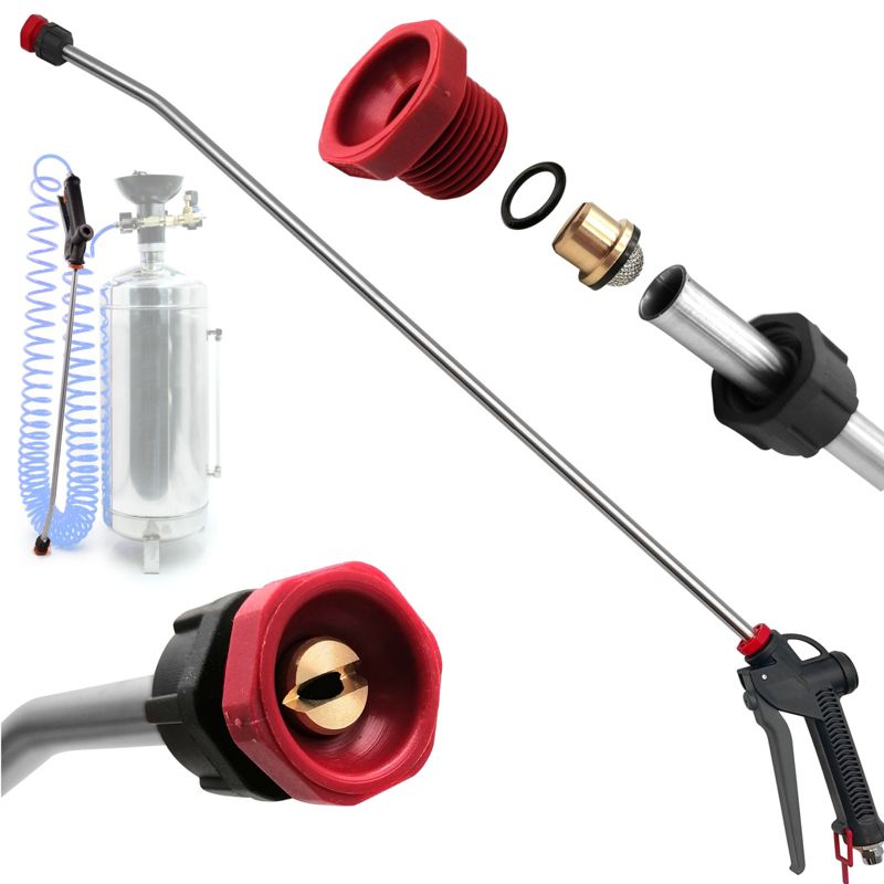 PISTOLET z LANCĄ 100cm PIANOWNICY PNEUMATYCZNEJ Fixem 1 szt.