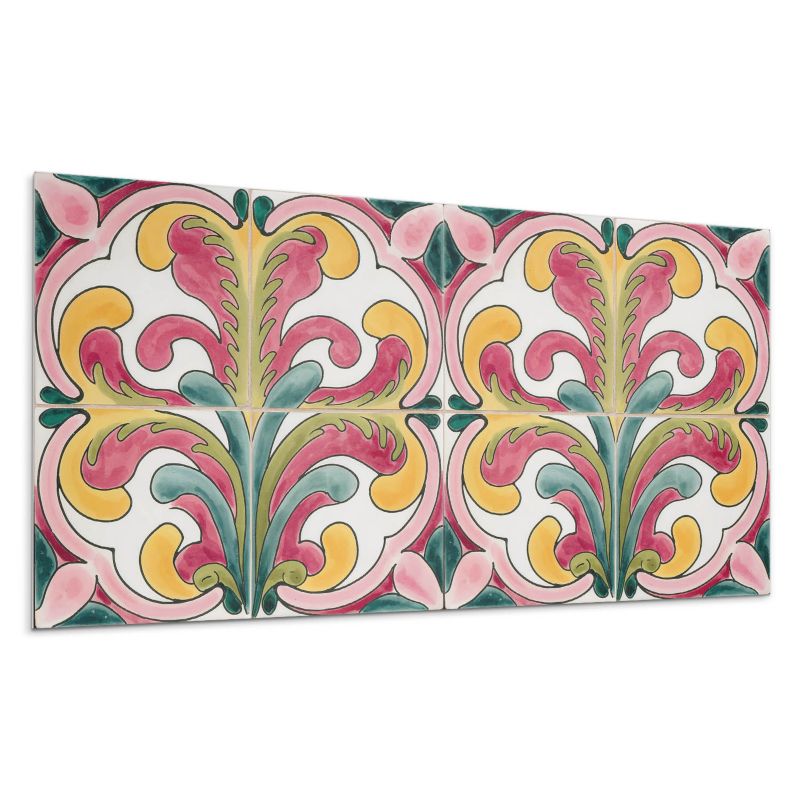 Panele samoprzylepne Wallfluent 60x30 cm Motyw falistej roślinności 6 szt.
