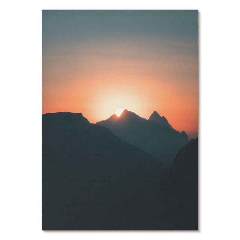 Nowoczesny Plakat na Płótnie Tulup 21x29,7 cm (A4) Górska panorama Do salonu, sypialni, biura 1 szt.