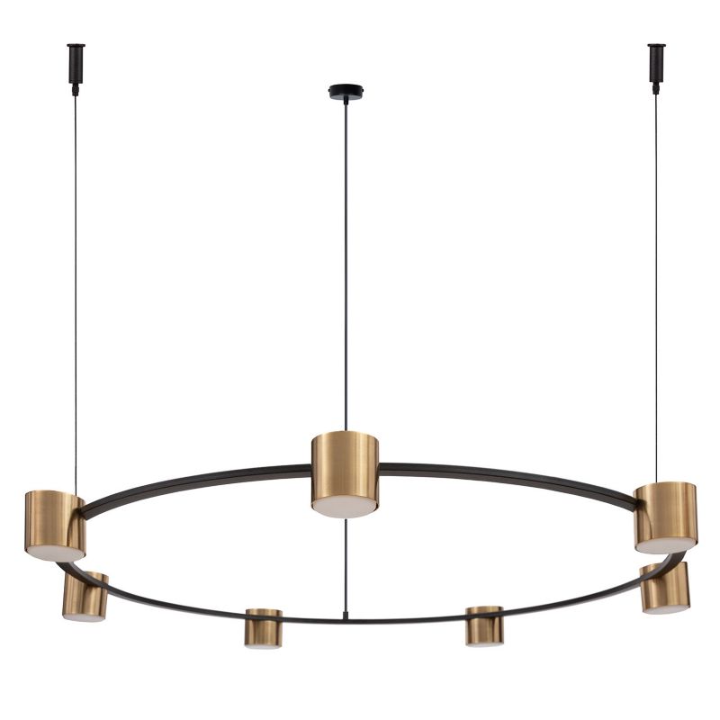 Lampa wisząca Sigma KODO czarno-złota 7xGX53x12W wym:150x112x112cm IP20 -1 szt.