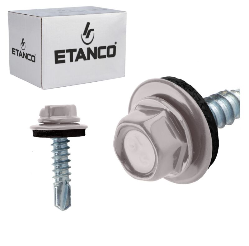 Wkręty samowiercące do metalu Etanco GT5 Z14 5,5x25 mm RAL9007 250szt