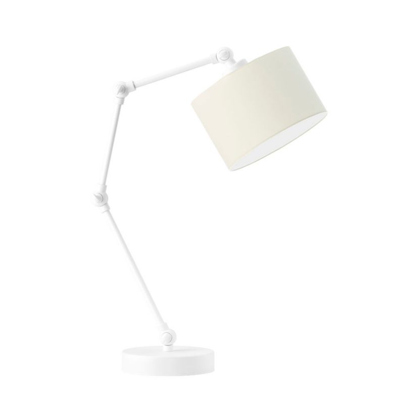 Lampka Nocna Volta Light Factory Soul Abażur Biały/Ecru 1xE27 1szt.