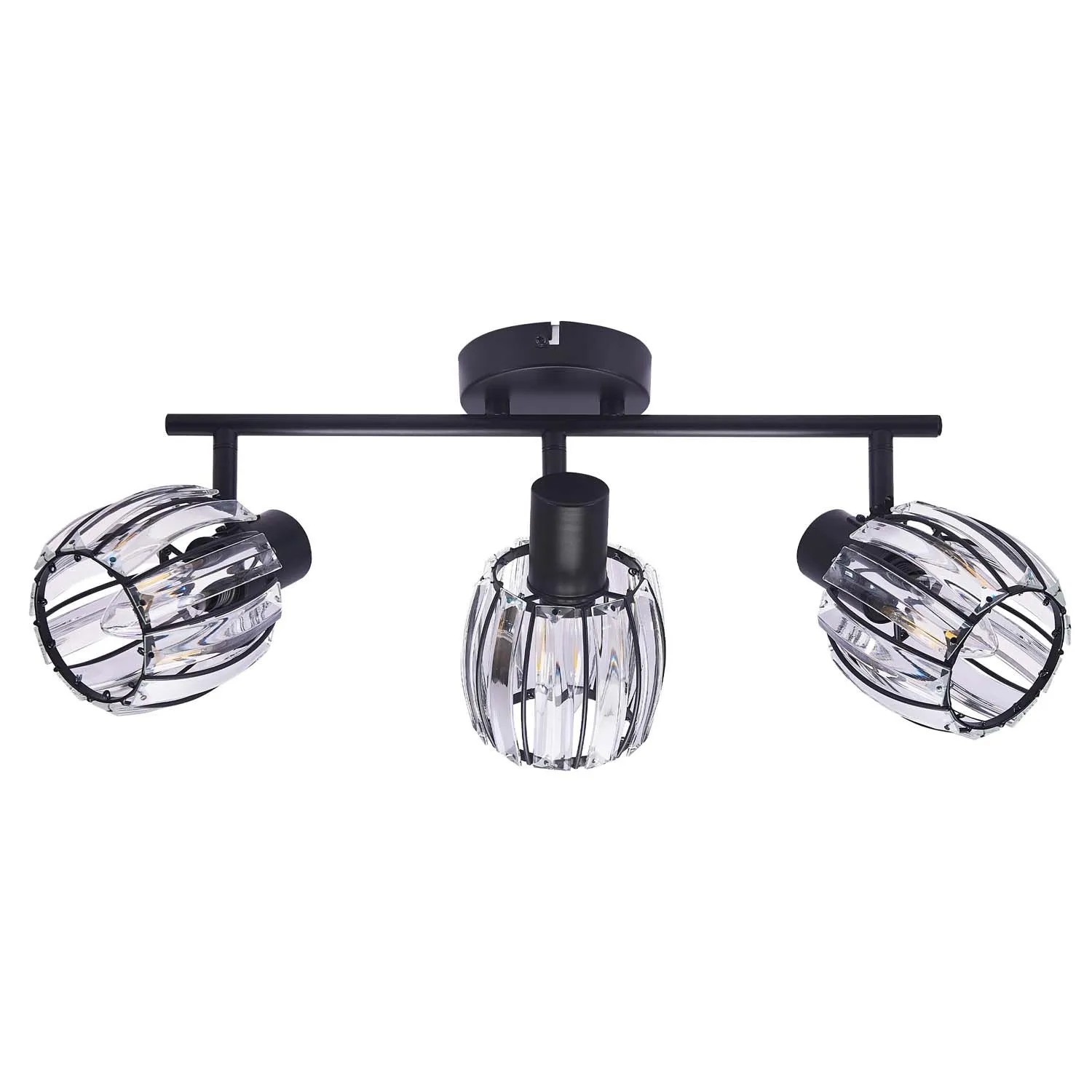 Goldlux Lampa sufitowa ALANYA 3xE14 10W czarna