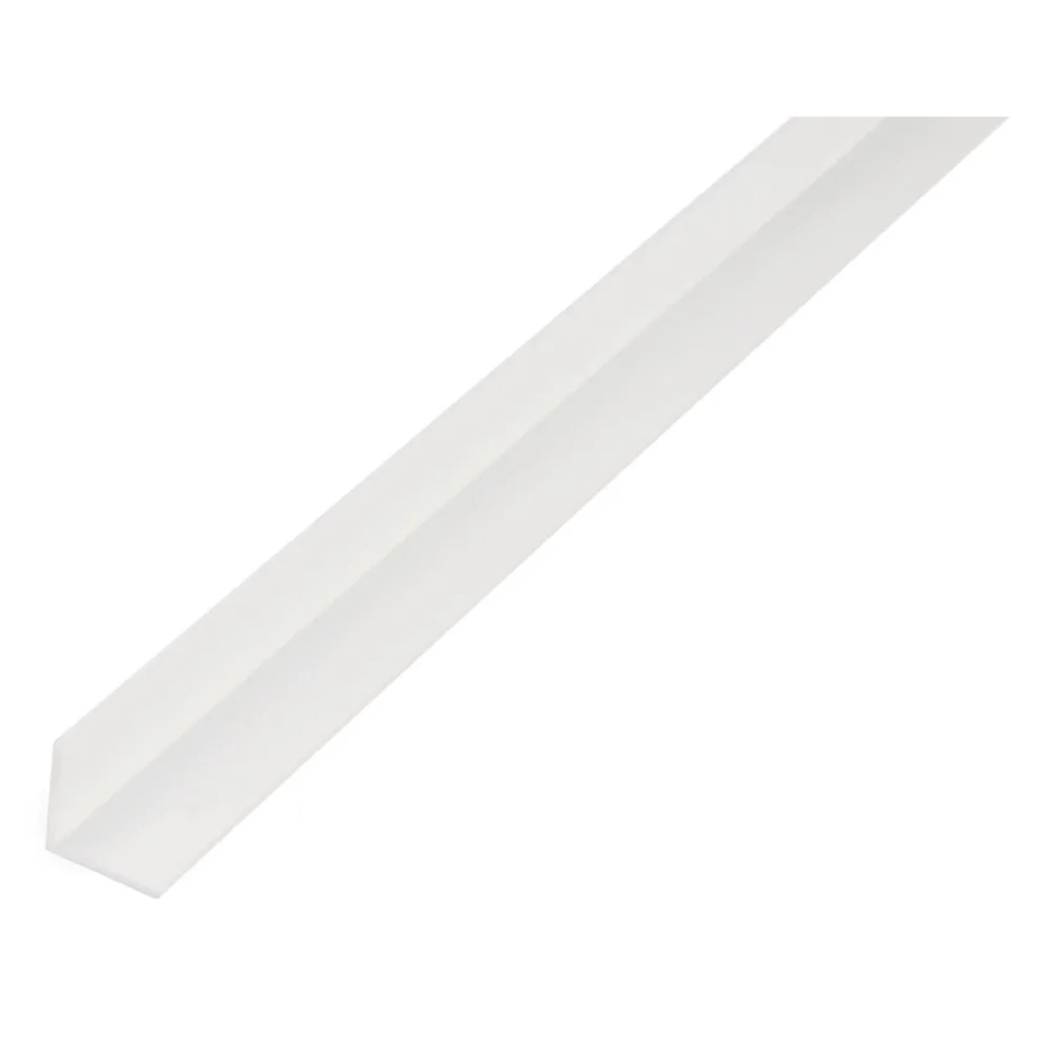 GAH Alberts Profil kątowy PCV biały 15x15mm 1m